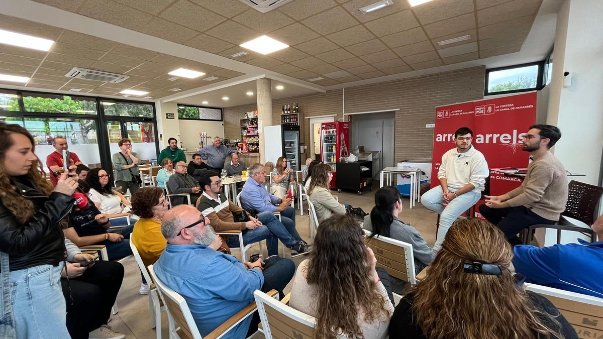 Acto de inicio de campaña de Abel Martí en Rotglà.
