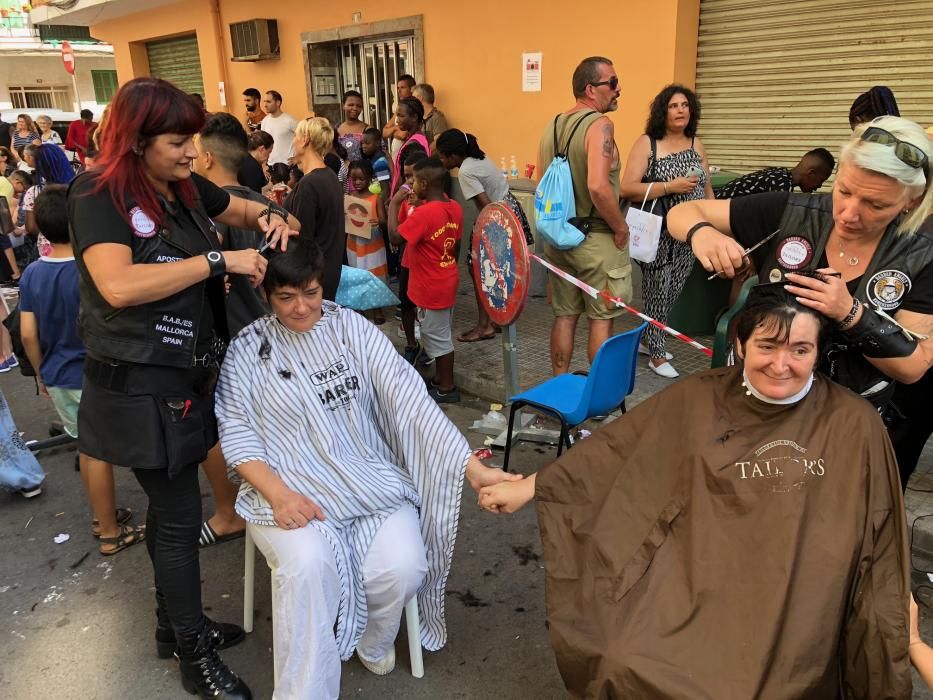 Die Barber Angels während der Arbeit