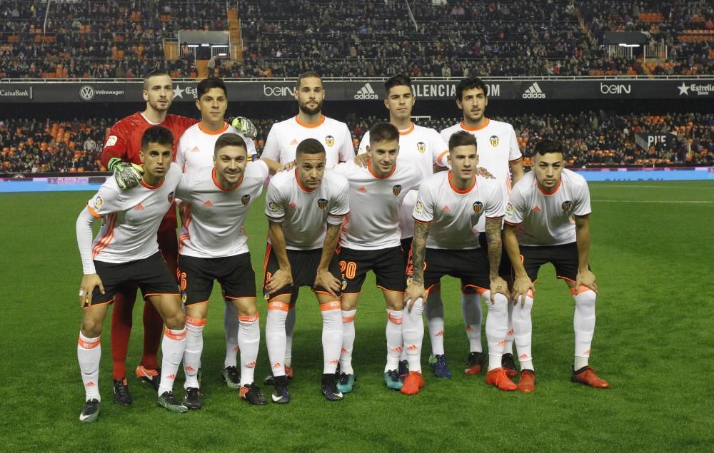 Las notas de los jugadores del Valencia frente al Celta en Copa del Rey