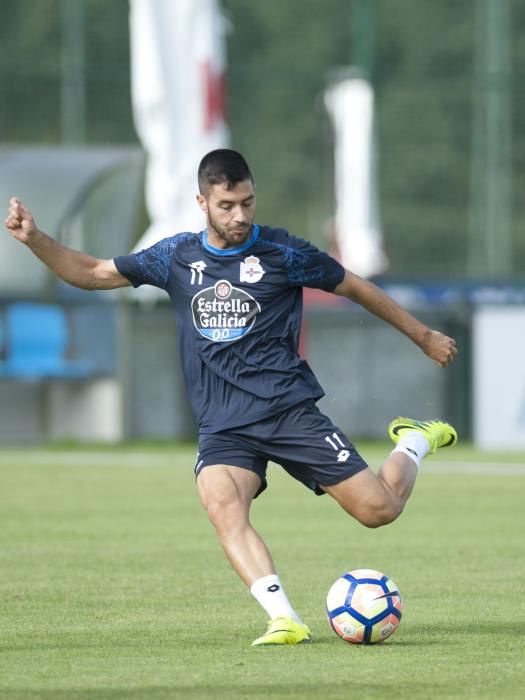 Andone y Fayçal se suman a los entrenamientos