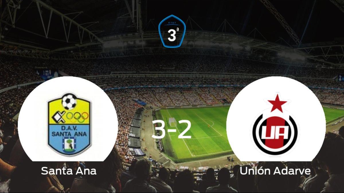 Los tres puntos se quedan en casa: Santa Ana 3-2 Unión Adarve