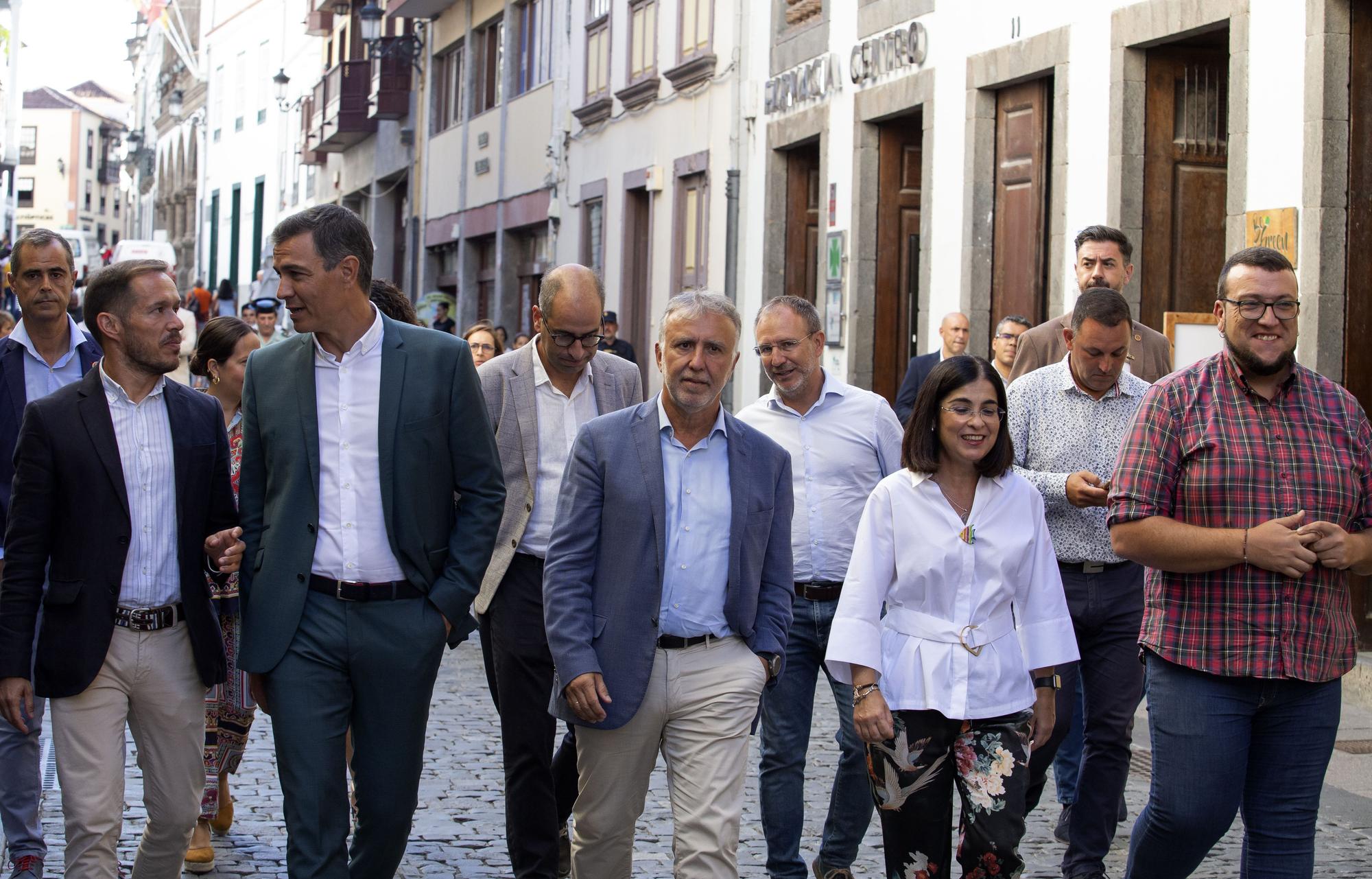 Pedro Sánchez visita La Palma