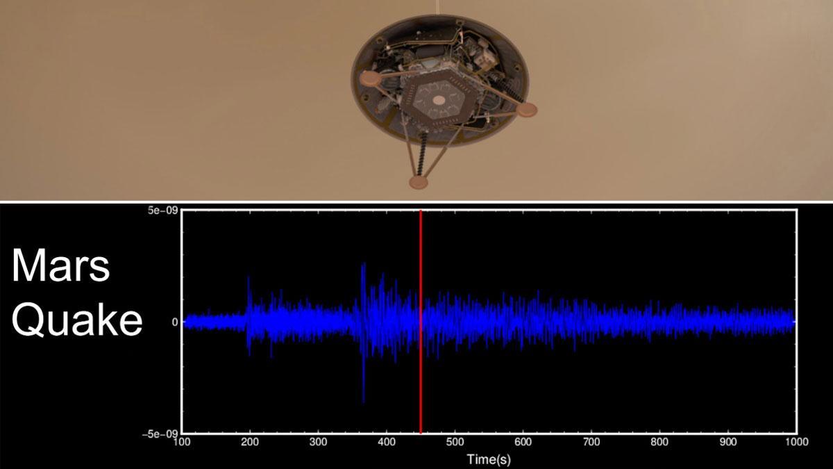 La nave Insight registra un terremoto en Marte