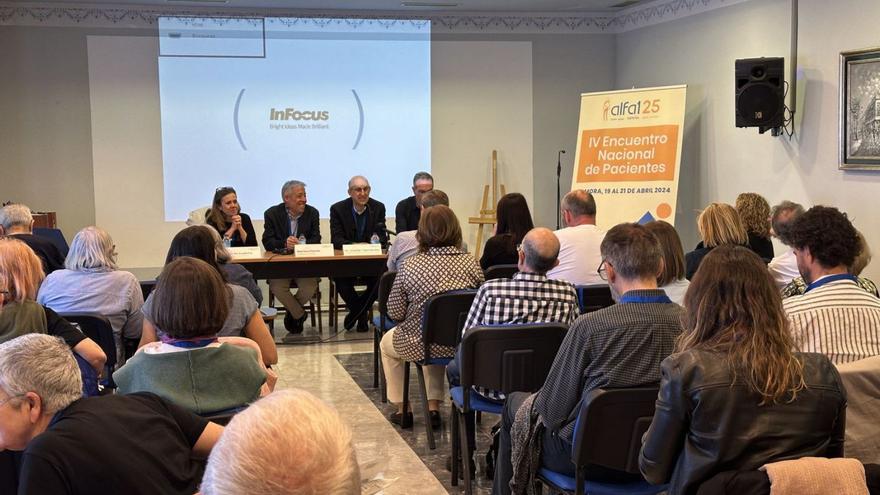 Mesa redonda del Encuentro Nacional de pacientes con Déficit de Alfa-1 Antitripsina celebrado en Zamora. | Cedida