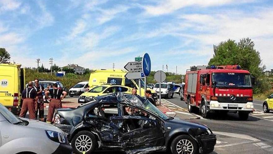 Un nou xoc en un dels punts conflictius de l&#039;Anoia deixa tres ferits de gravetat