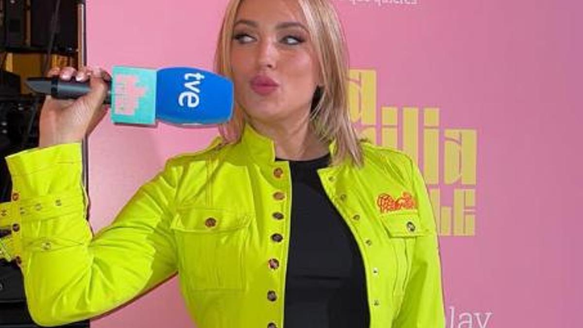 Marta Riesco como reportera del nuevo formato de TVE