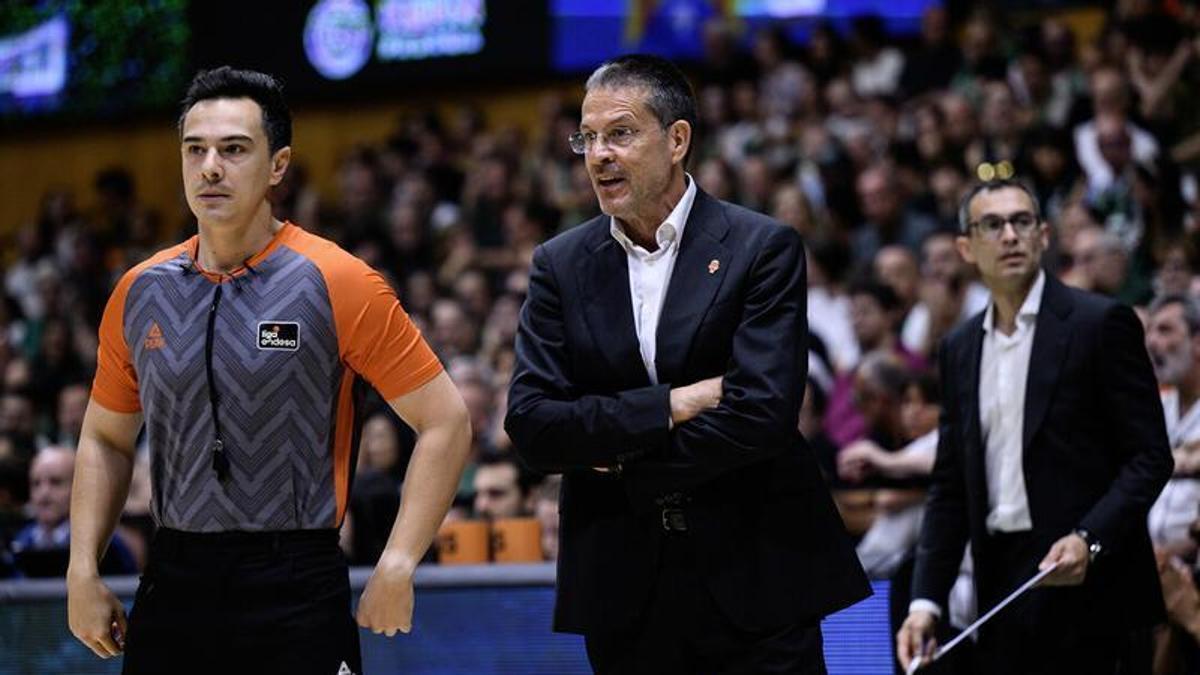 Pedro Martínez analiza el pase a la final del Valencia Basket y elogia al MVP Jean Montero