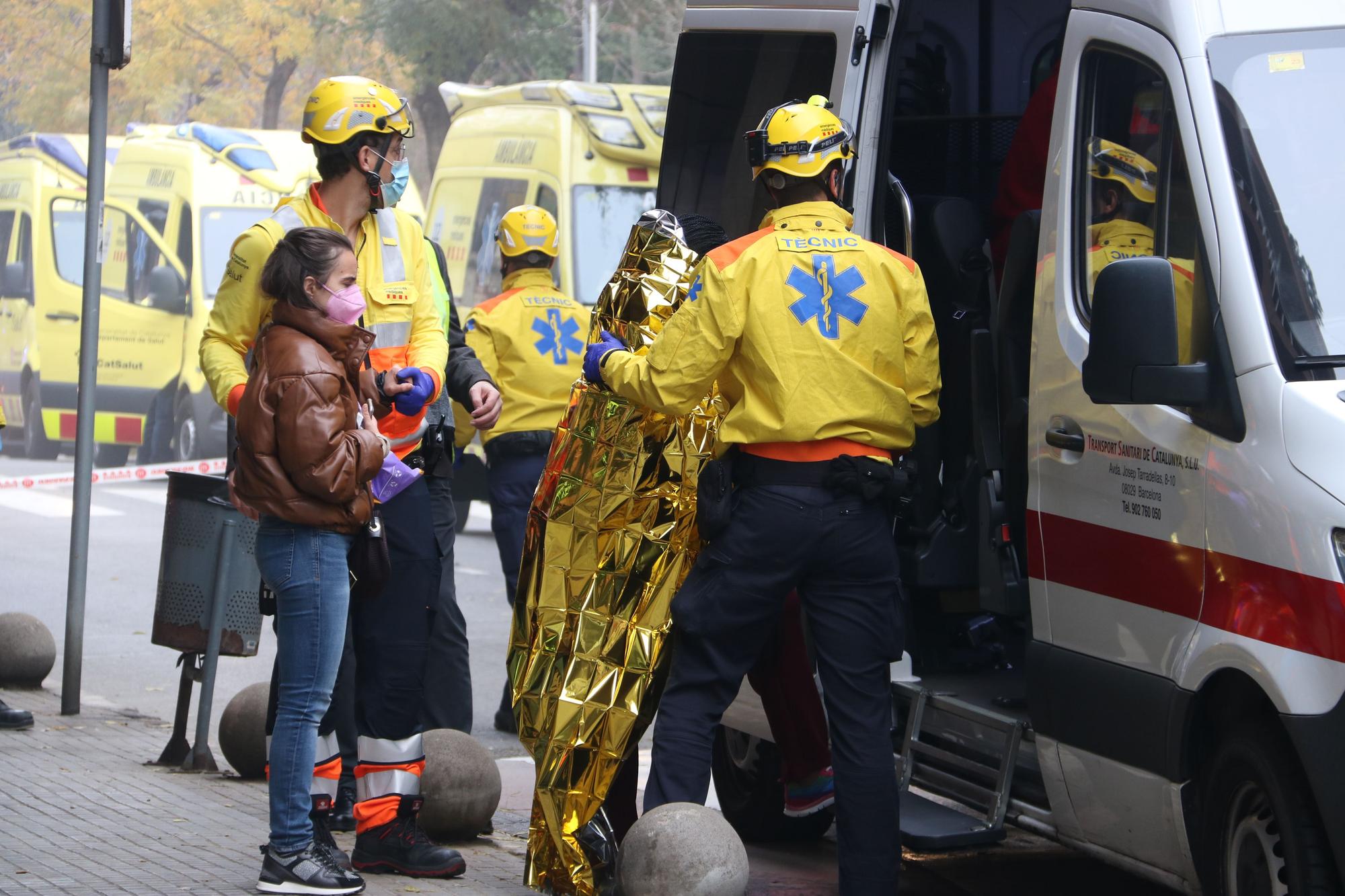 Més de 150 ferits per l'encalç de dos trens en una estació de Montcada i Reixac