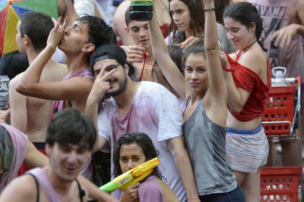 Diversión en Os Caneiros para despedir San Roque