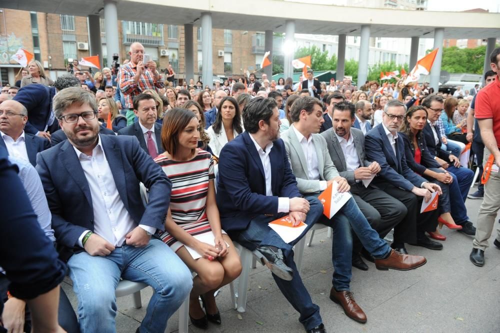 Albert Rivera, líder de Ciudadanos, en Murcia