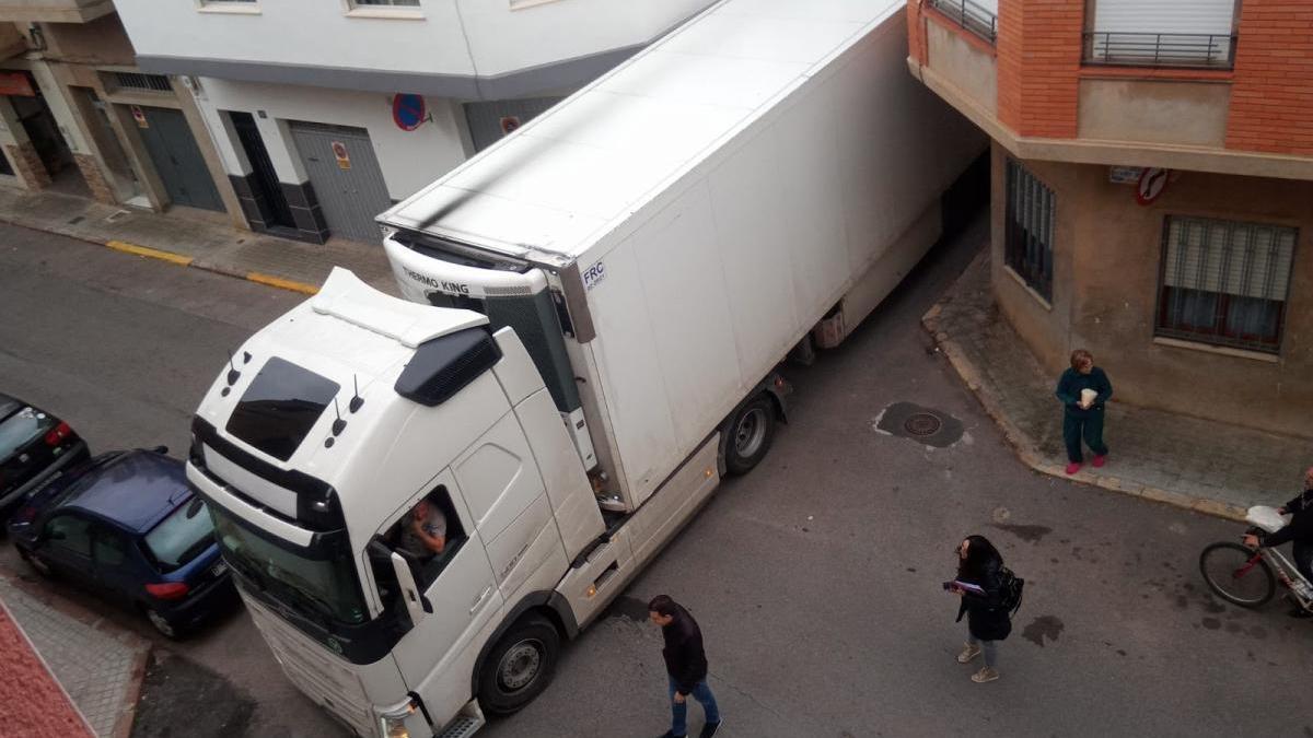 Betxí quiere evitar más camiones atascados en el casco urbano