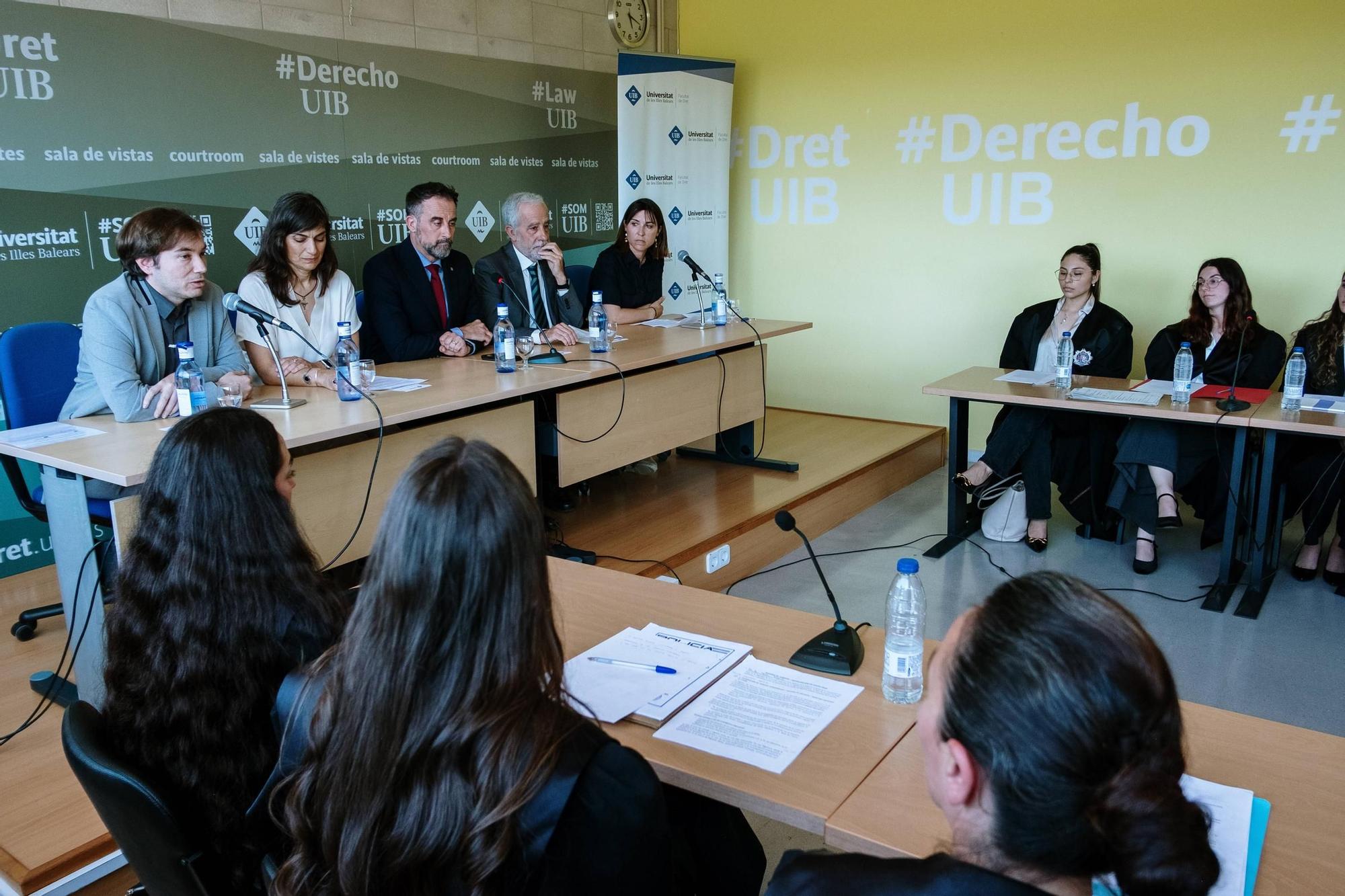 Así ha sido el primer juicio simulado de la UIB