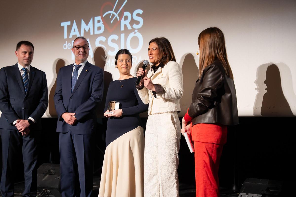 La alcaldesa María Tormo, durante la gala.