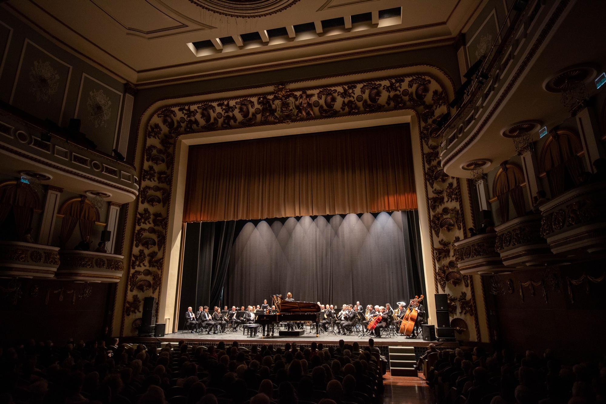 Concierto de la Banda Municipal en el Teatro Colón de A Coruña