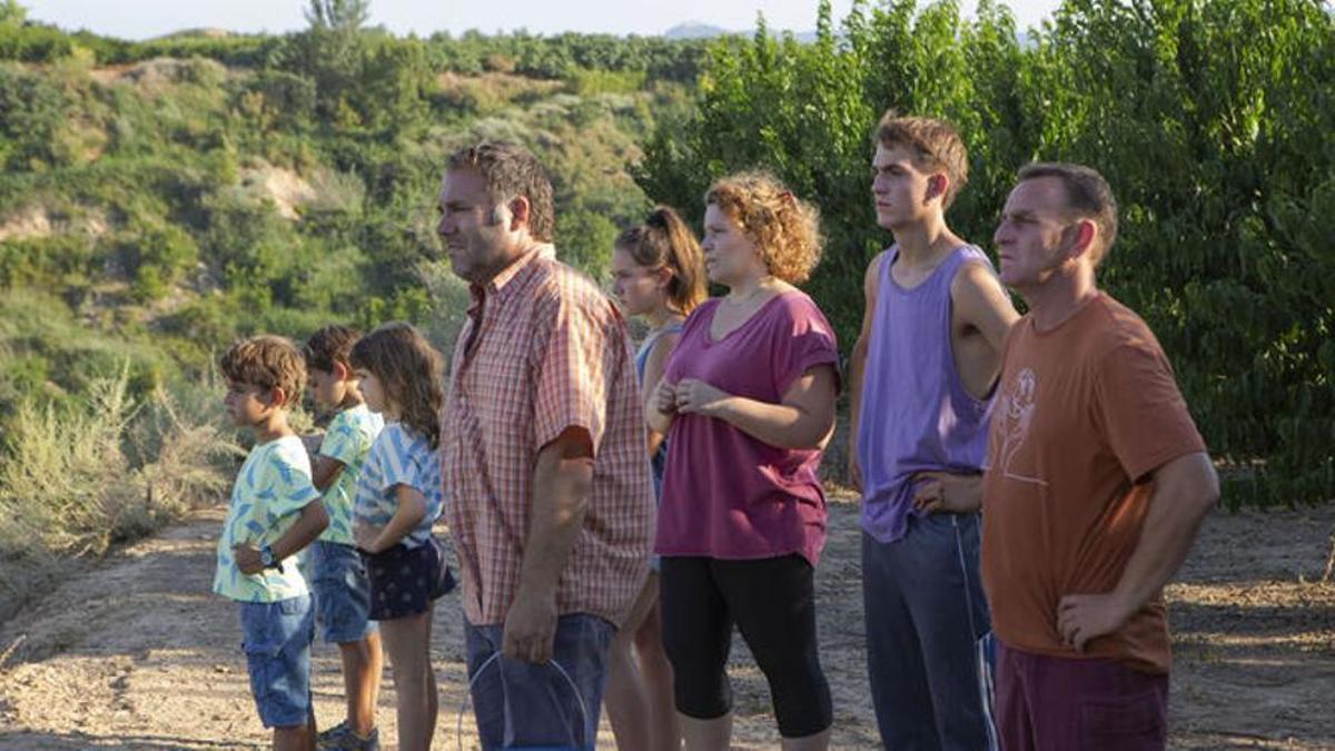 Los actores no profesionales de 'Alcarràs'.