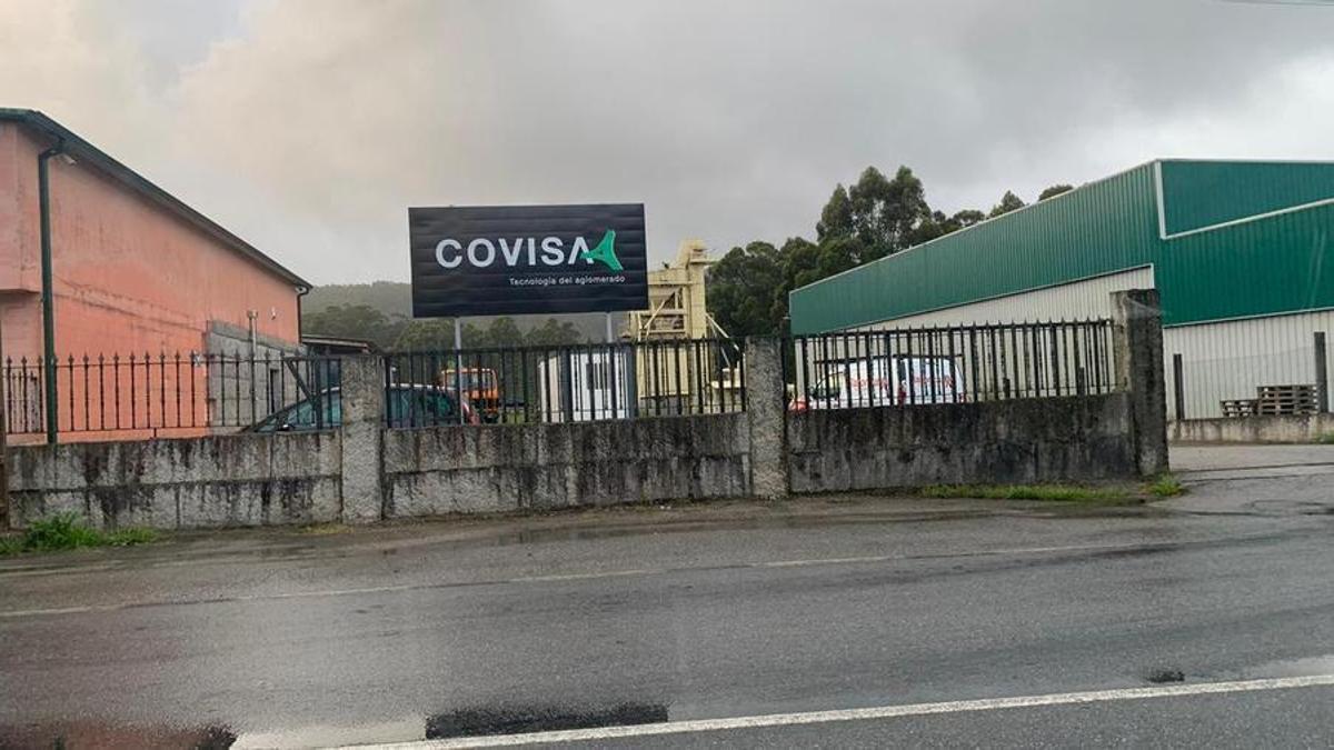 Exterior de la planta de Covisa.