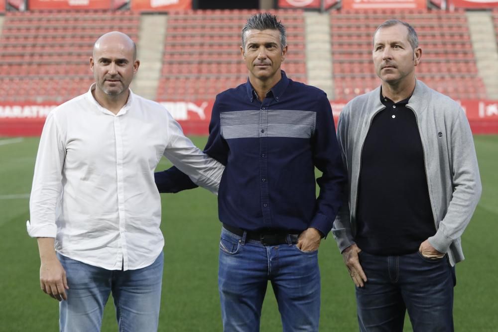 Girona FC: Presentació i primer entrenament de Pep LLuís Martí