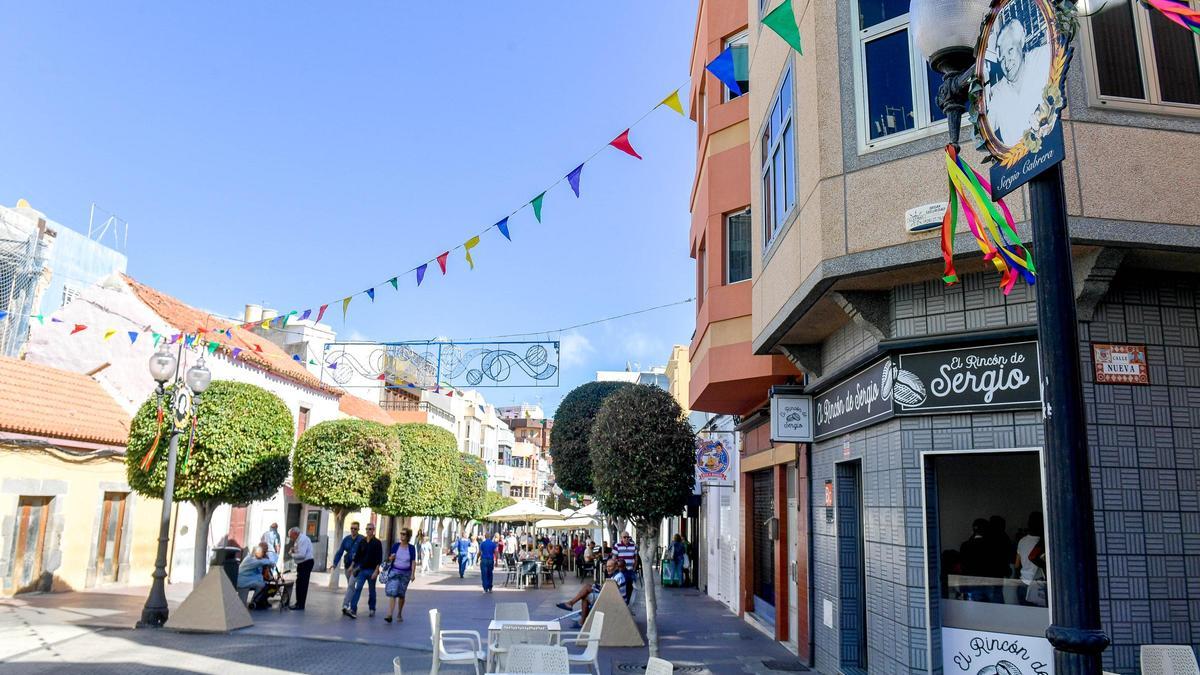 Los Llanos de Telde ambientado para las fiestas de San Gregorio