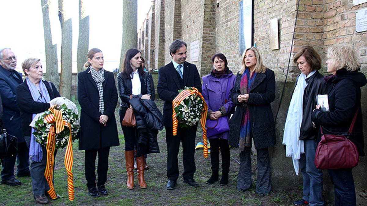 Conmemoración del 70 aniversario de la liberación del campo de concentración nazi de Ravensbrück.