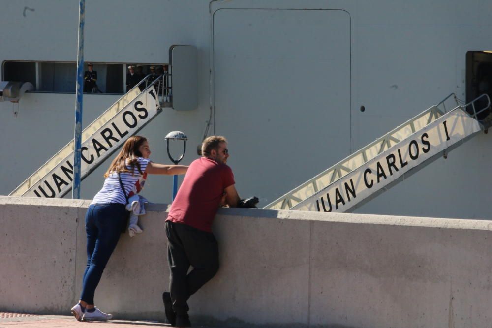 Jornadas de puertas abiertas del buque Juan Carlos I
