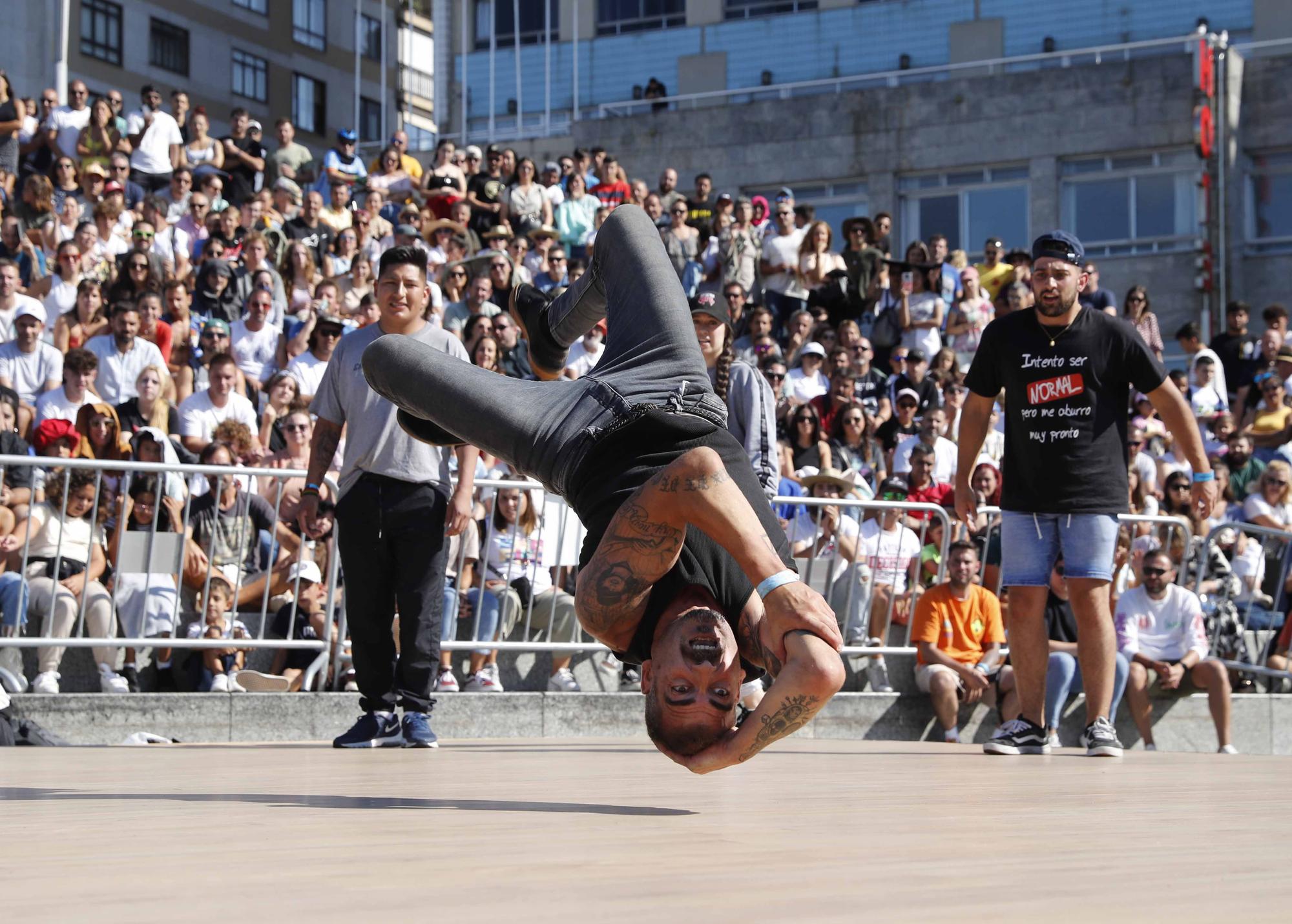 Saltos y acrobacias sobre dos ruedas: así ha sido el sábado en O Marisquiño