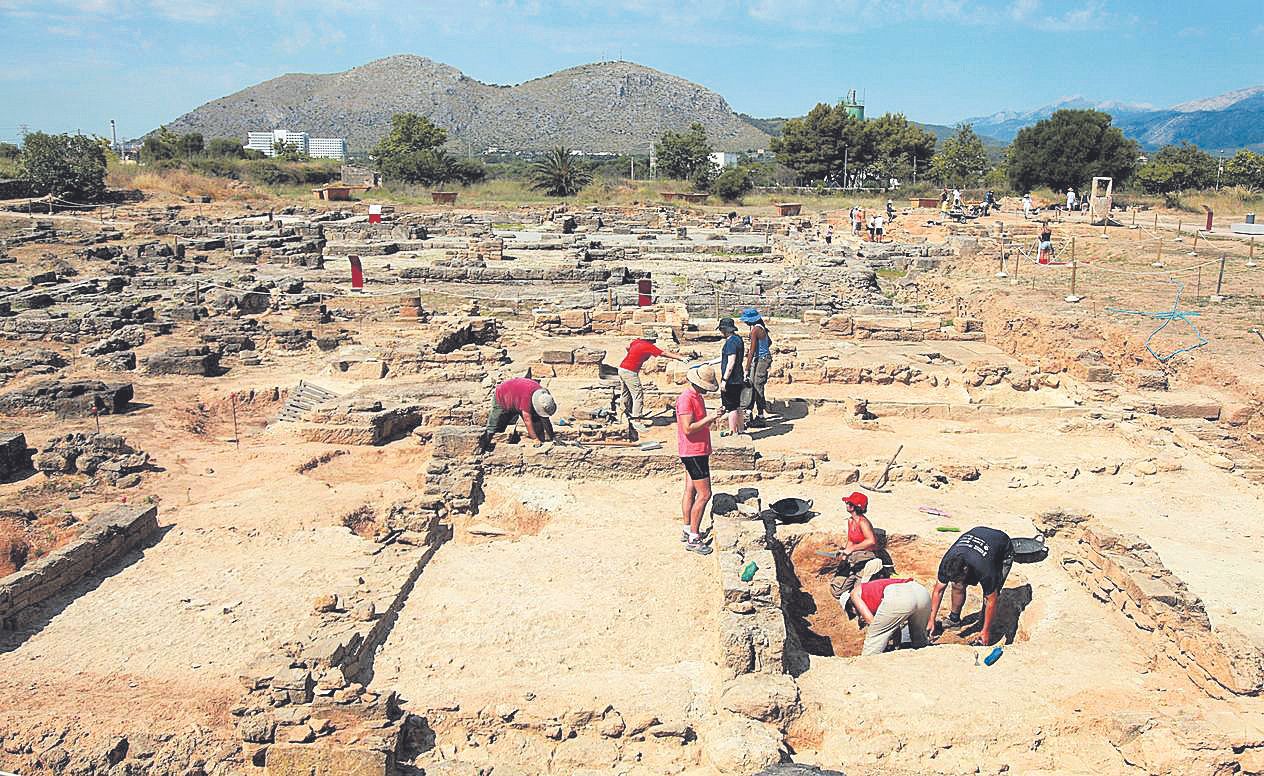 Una campaña reciente en el yacimiento romano.