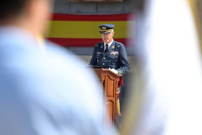 22-06-20   GENTE Y CULTURA. BASE AEREA DE GANDO. INGENIO TELDE.  Toma de  posesión Juan Pablo Sánchez de Lara como nuevo jefe del Mando Aéreo de Canarias Fotos: Juan Castro.  | 22/06/2020 | Fotógrafo: Juan Carlos Castro