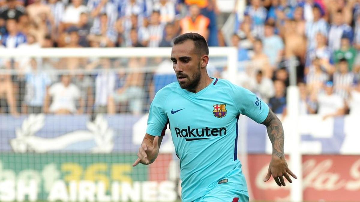 Paco Alcácer, jugador del Barcelona