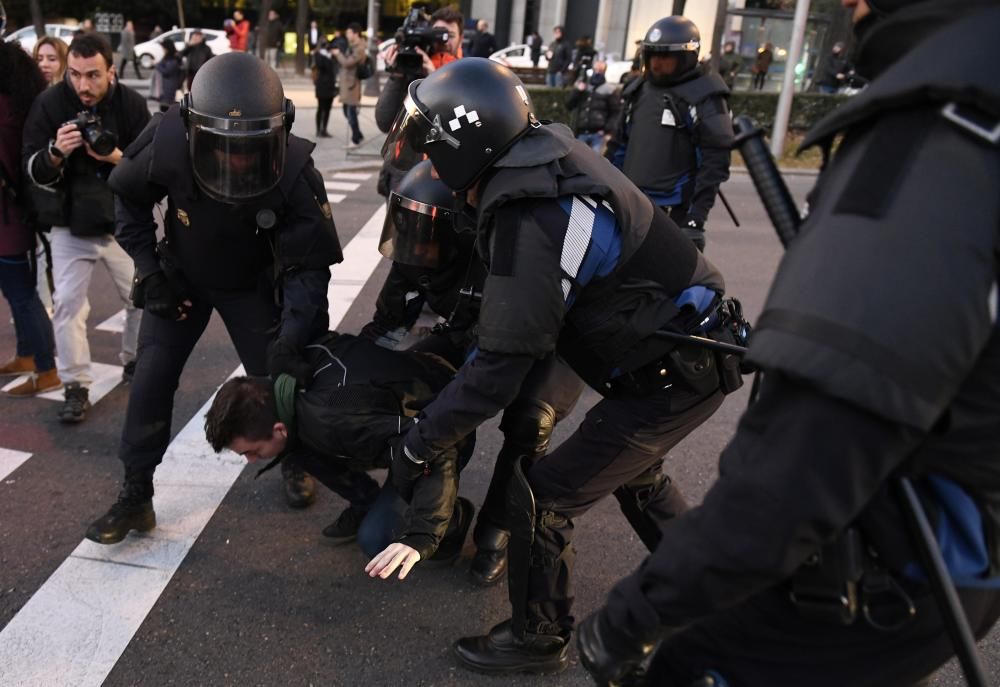 Huelga de taxis en Madrid