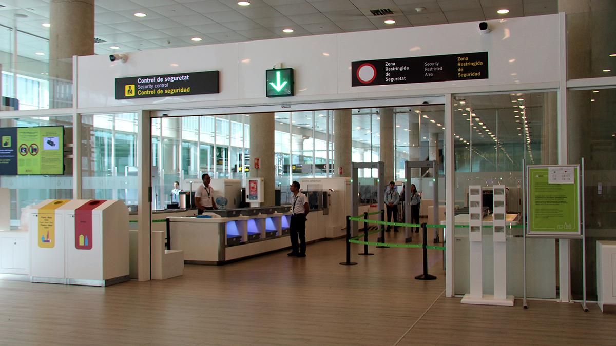 Estos son los nuevos filtros de seguridad del aeropuerto de El Prat y la zona que se verá afectada por las obras de ampliación