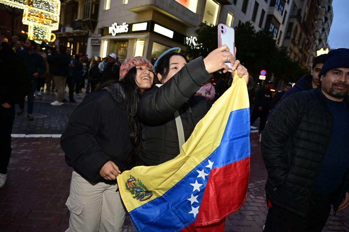 Concentración de venezolanos en Castellón