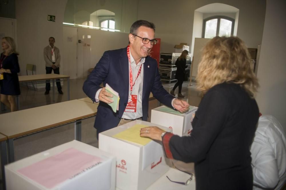 Clausura del congreso del PSRM en Cartagena