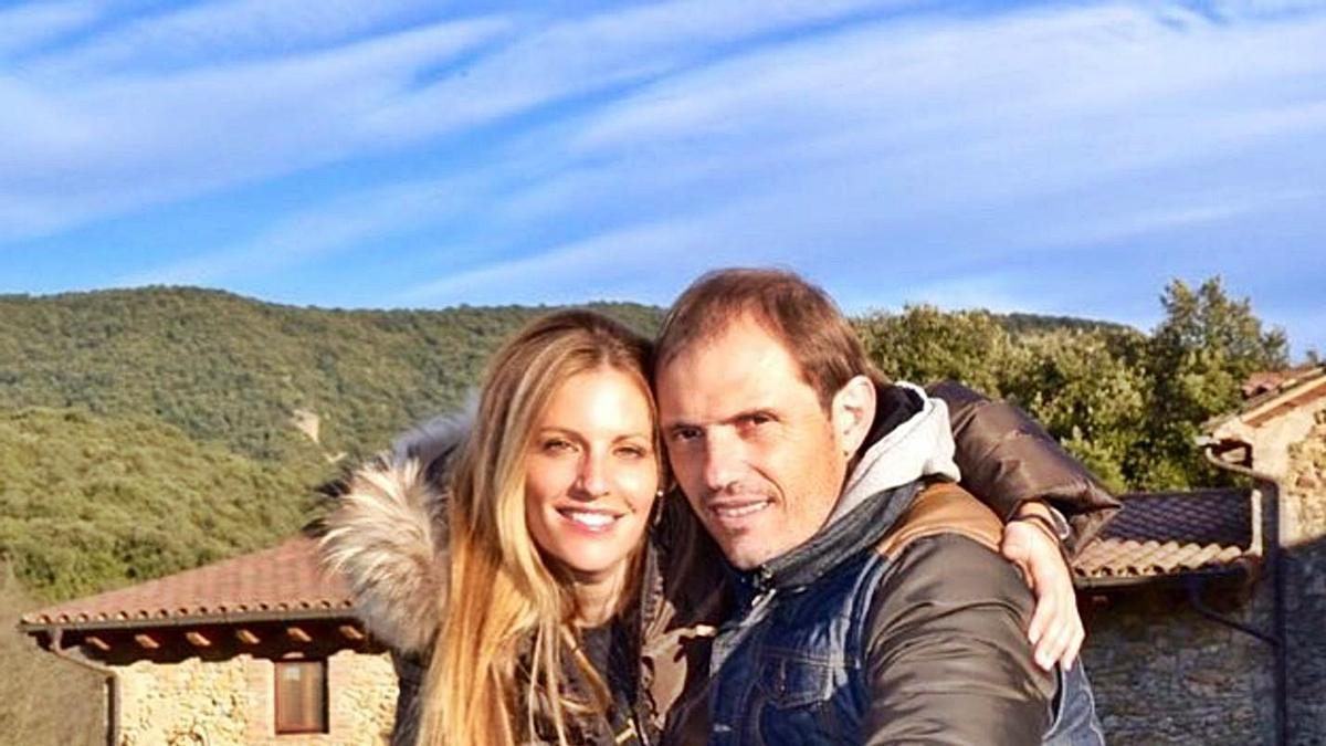 María José Camacho, en una foto amb Francesc Arnau, compartida al seu Instagram