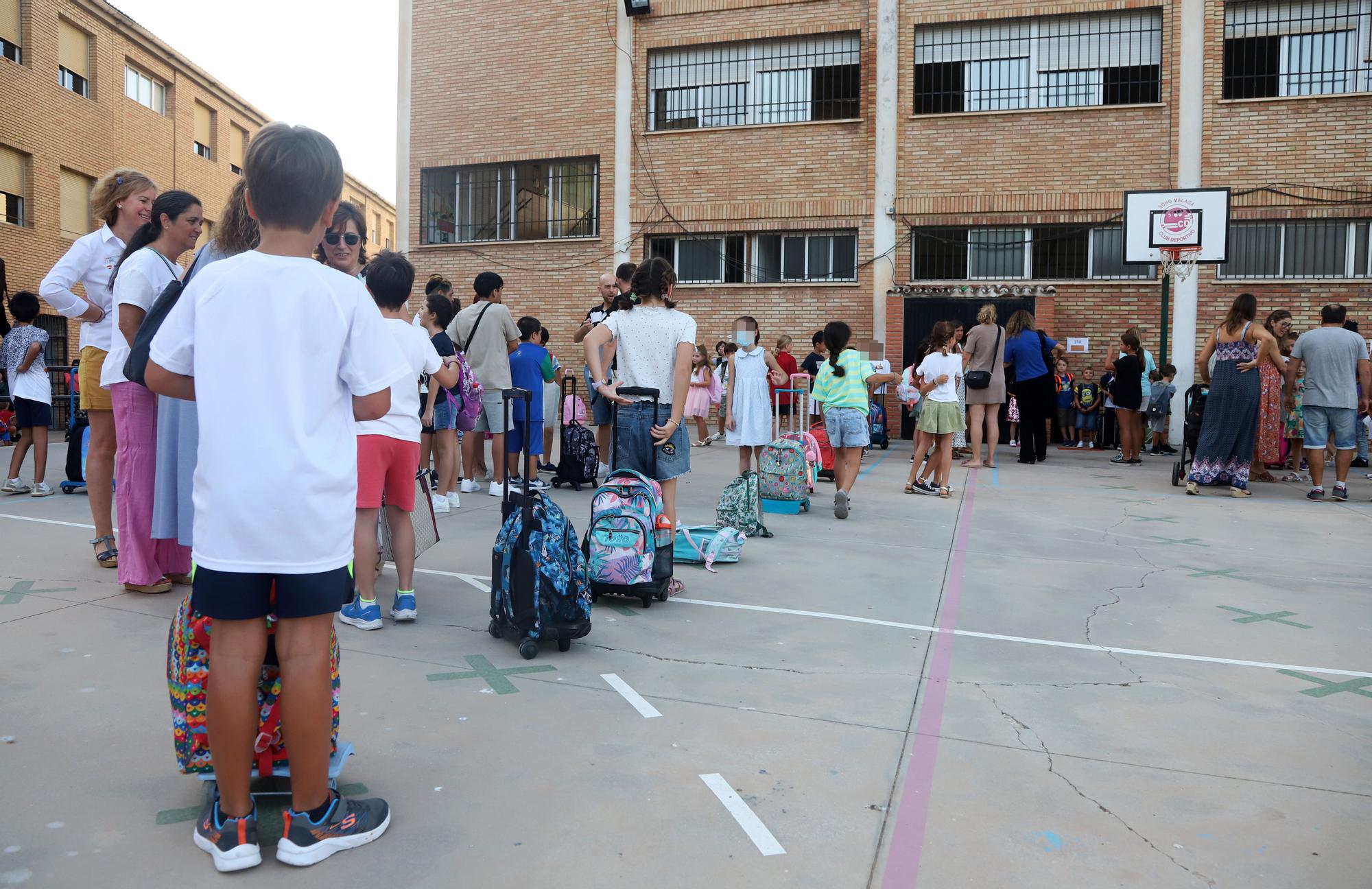 El inicio del curso escolar 22/23 en Málaga, en imágenes