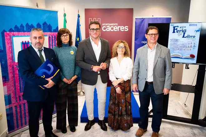 Presentación de una nueva edición de la Feria del Libro de Cáceres