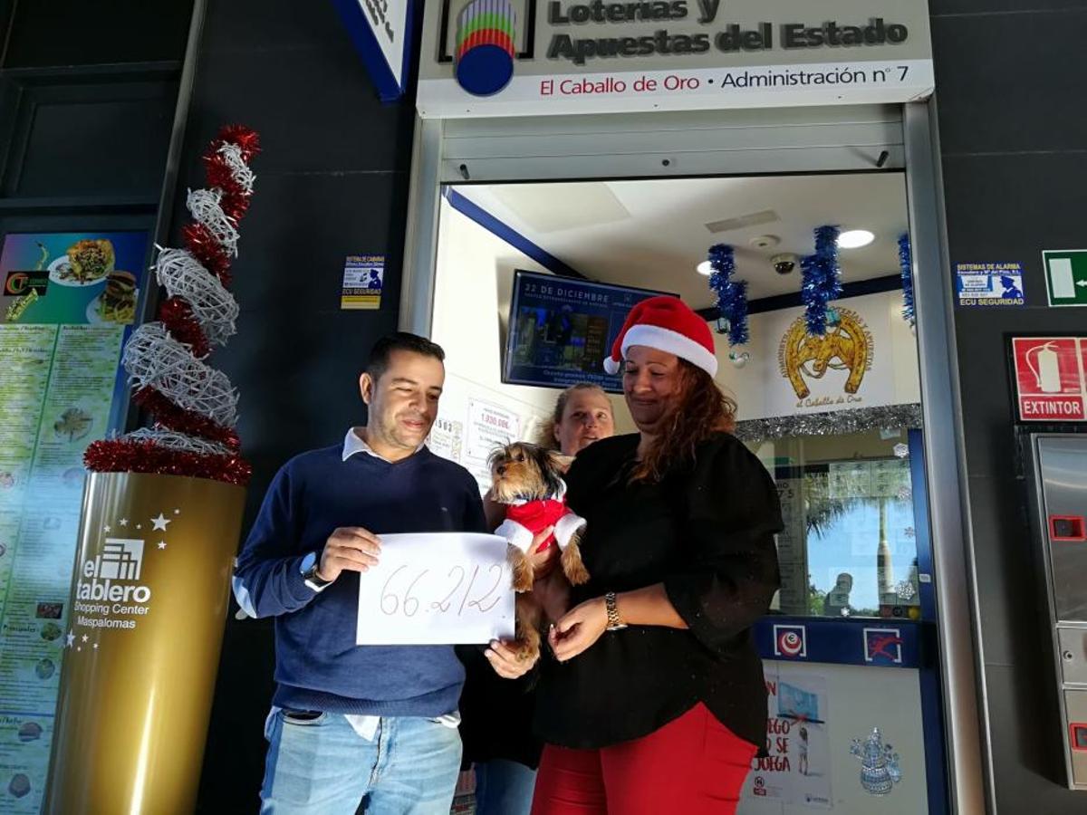 El 66212, un quinto premio, cae en varios puntos de Gran Canaria