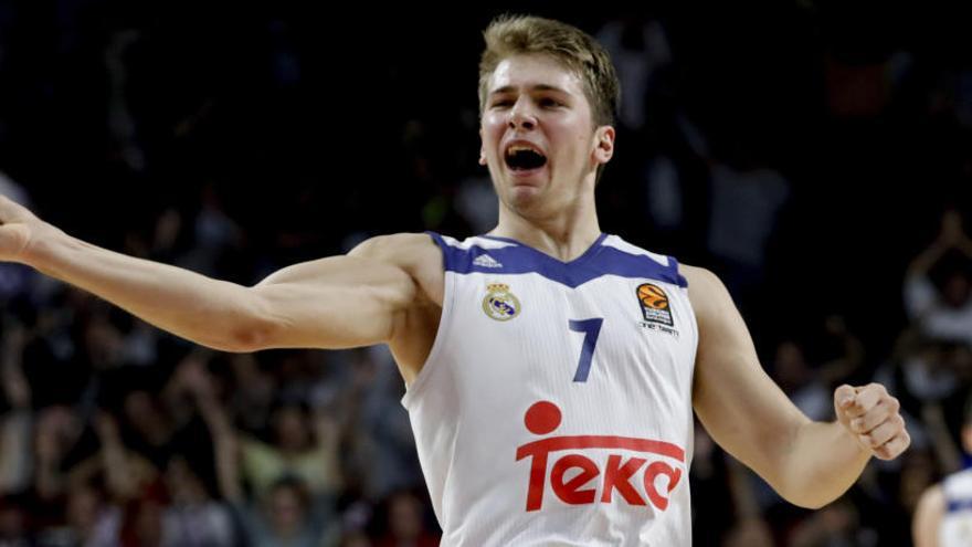 Doncic le da el triunfo al Real Madrid en el último minuto