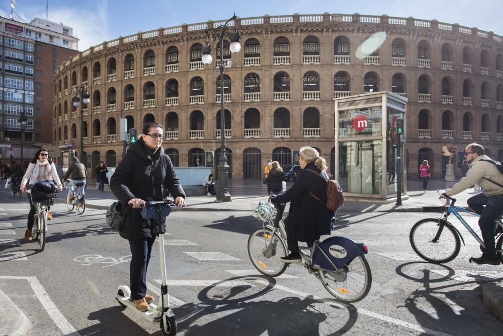 El 'boom' del patinete en València