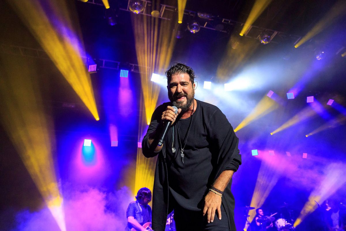 Antonio Orozco, durante un concierto.