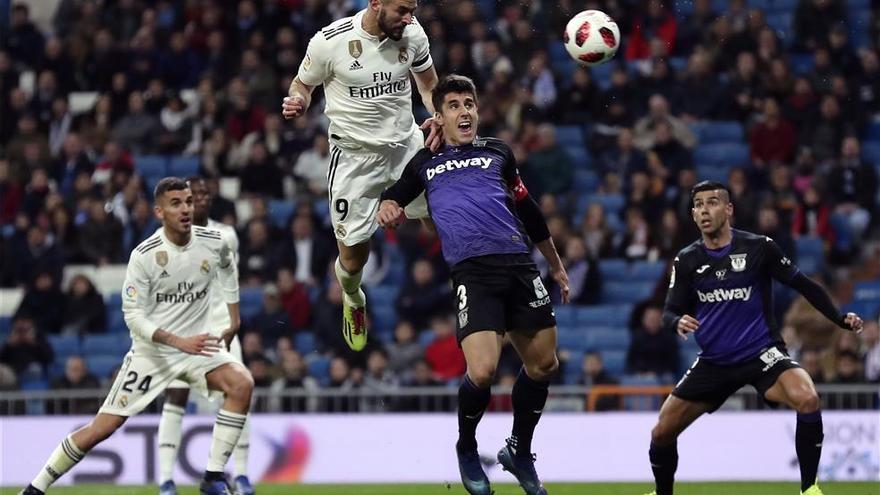 El Real Madrid vence al Leganés y encarrila la eliminatoria (3-0)