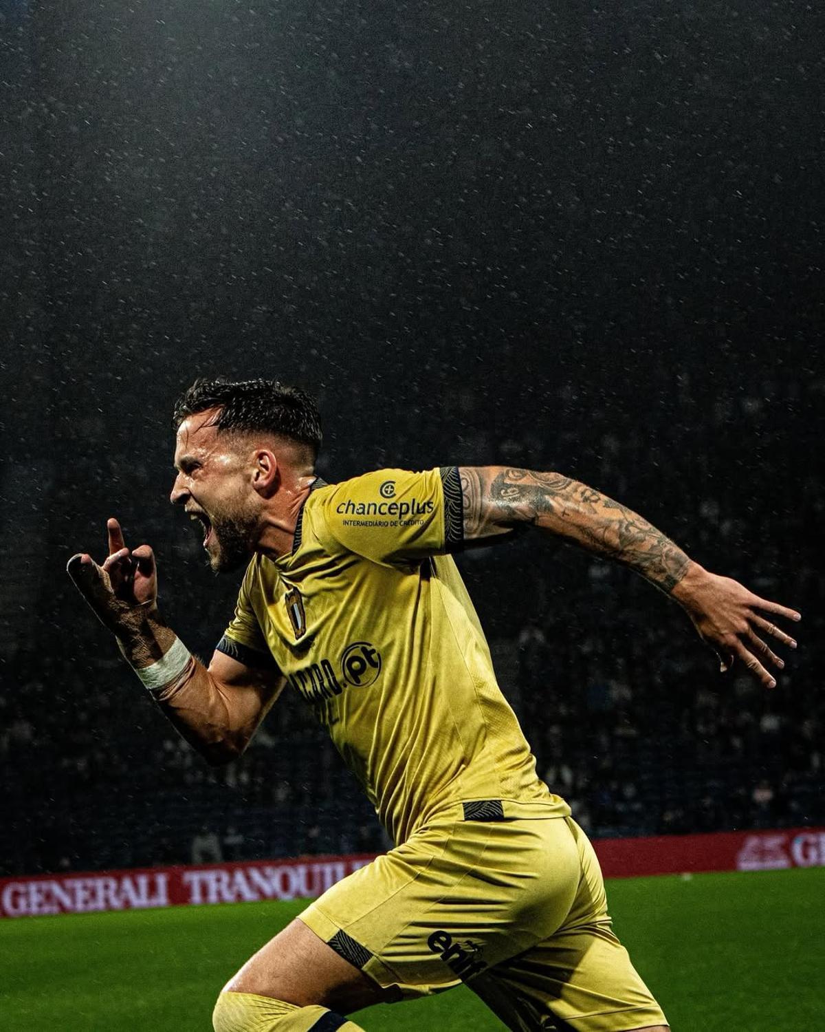 De Haas, en los octavos de final contra el Oporto, donde cayó su Famalicao