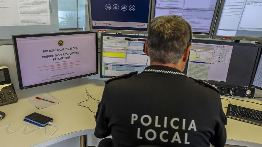 Fotografía de archivo de la Policía Local de Elche.