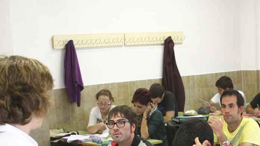 Una clase, durante una jornada de formación para profesores.