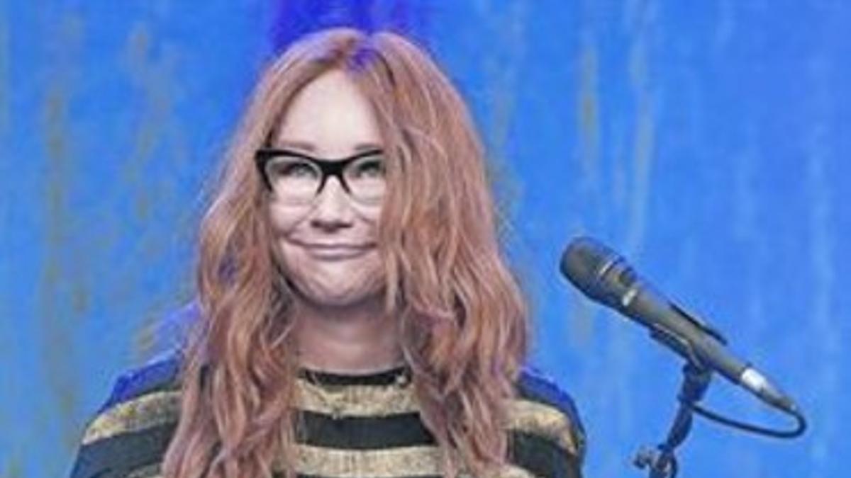 Tori Amos, ayer en el Parc del Fòrum.