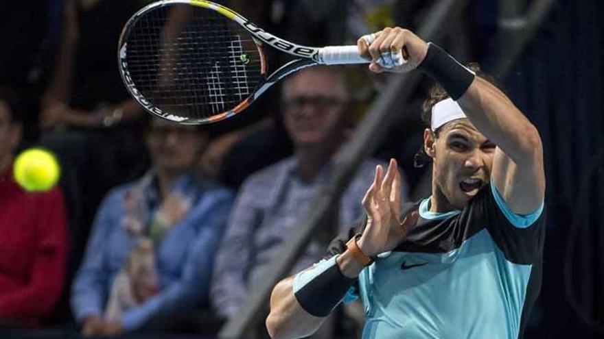 Nadal, alcanza las semifinales de Basilea tras ganar a Cilic.