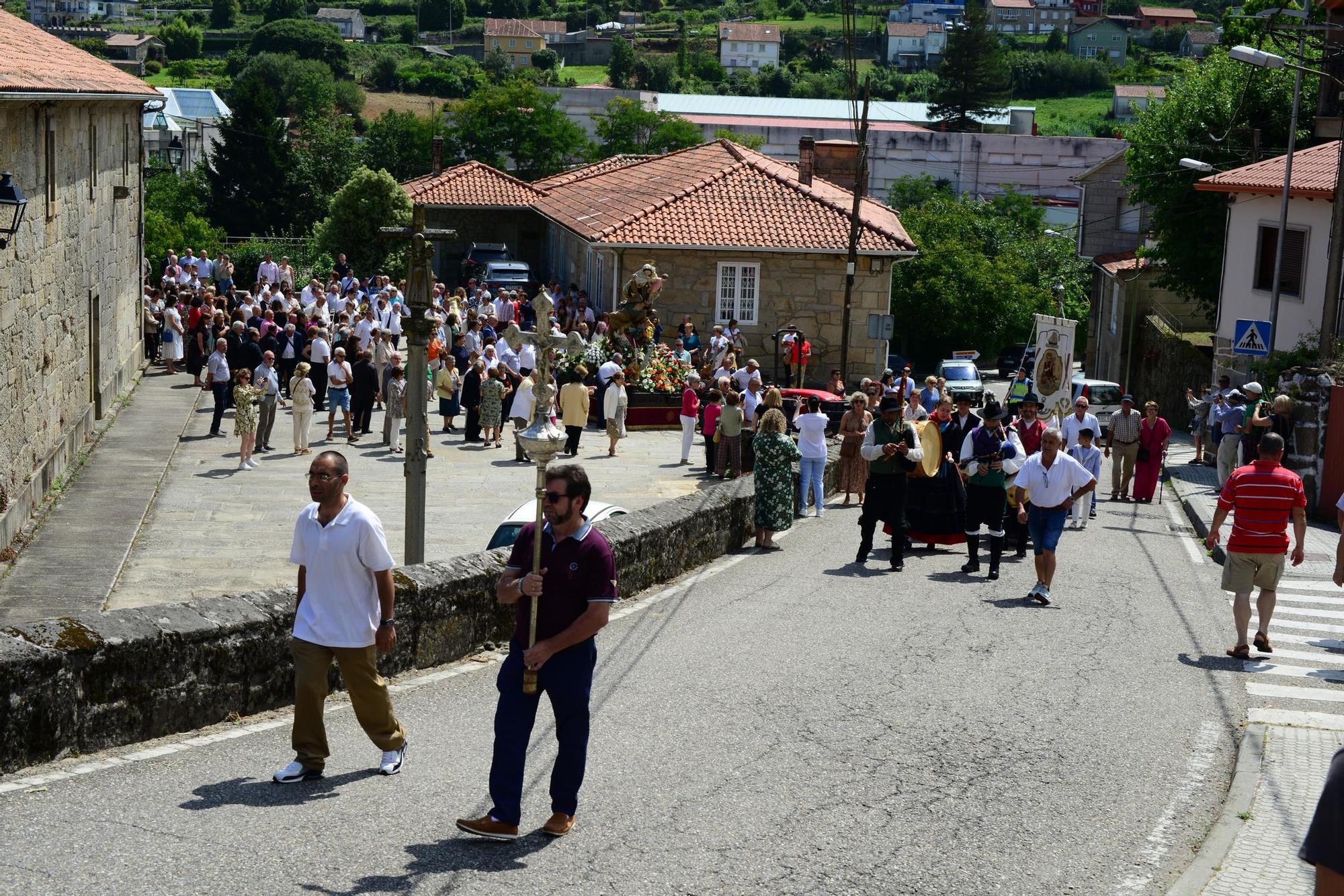 Las celebraciones en honor a la Virgen del Carmen en O Morrazo. La procesión en Bueu