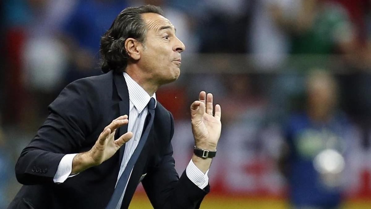 Prandelli, en su época de seleccionador italiano en la Eurocopa del 2012.