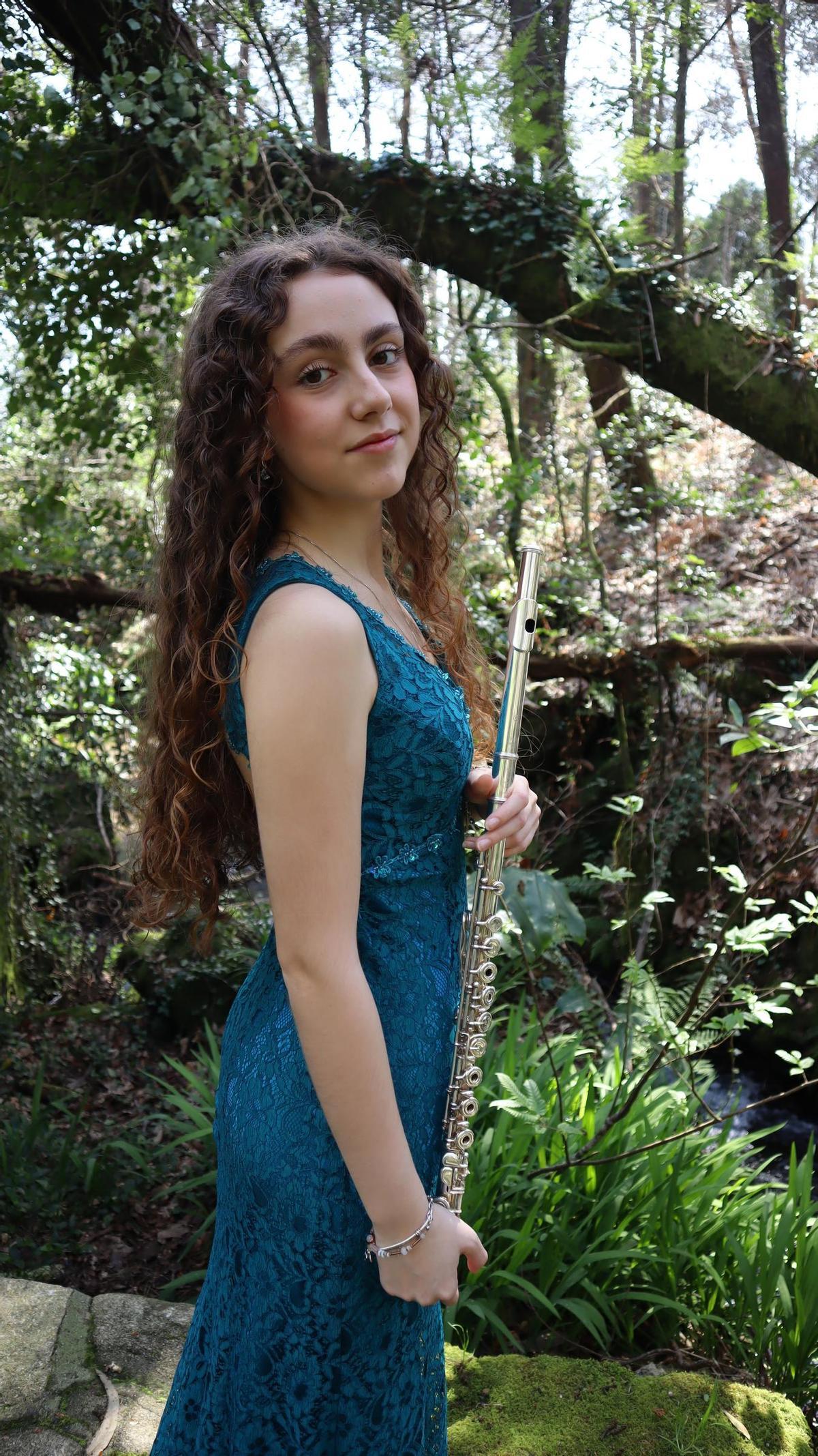 Estela Blanco Román es una de las grandes promesas de la flauta.