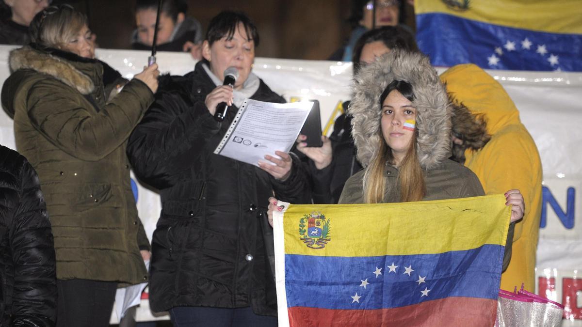 Concentración de venezolanos residentes en Lalín.