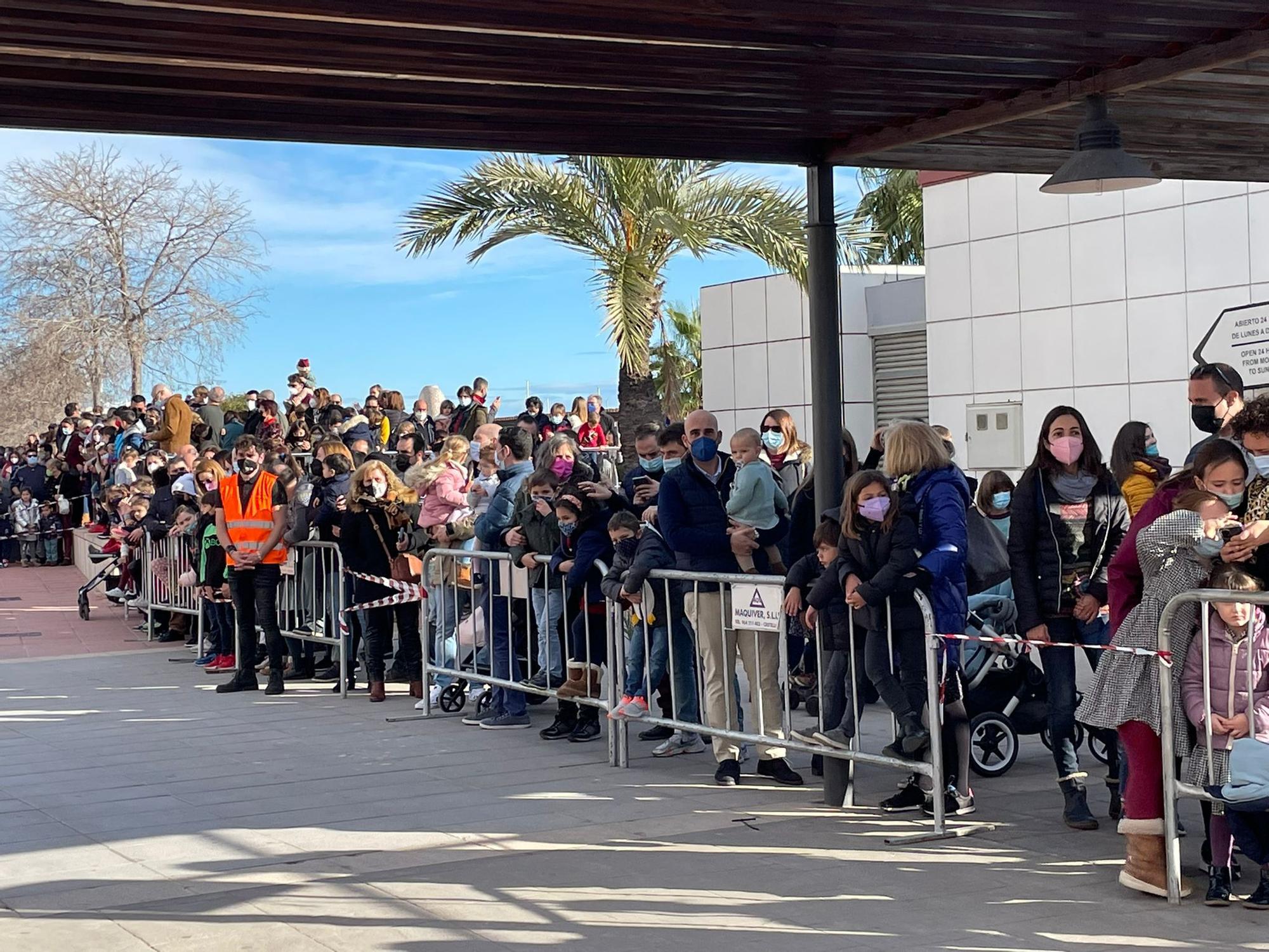 Llegada de los Reyes al puerto de Castelló